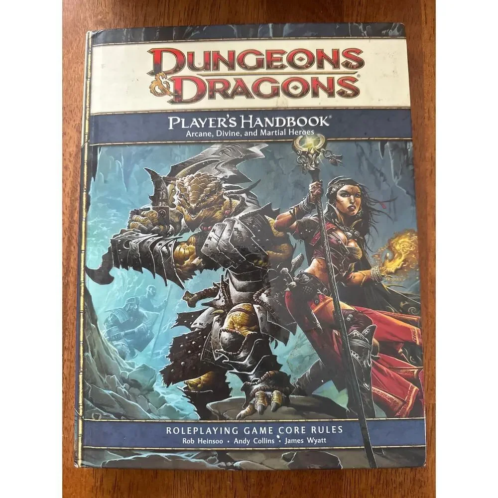 Dungeons & Dragons Player’s Handbook 4th Edition D&D 4e Core Rulebook Hardcover